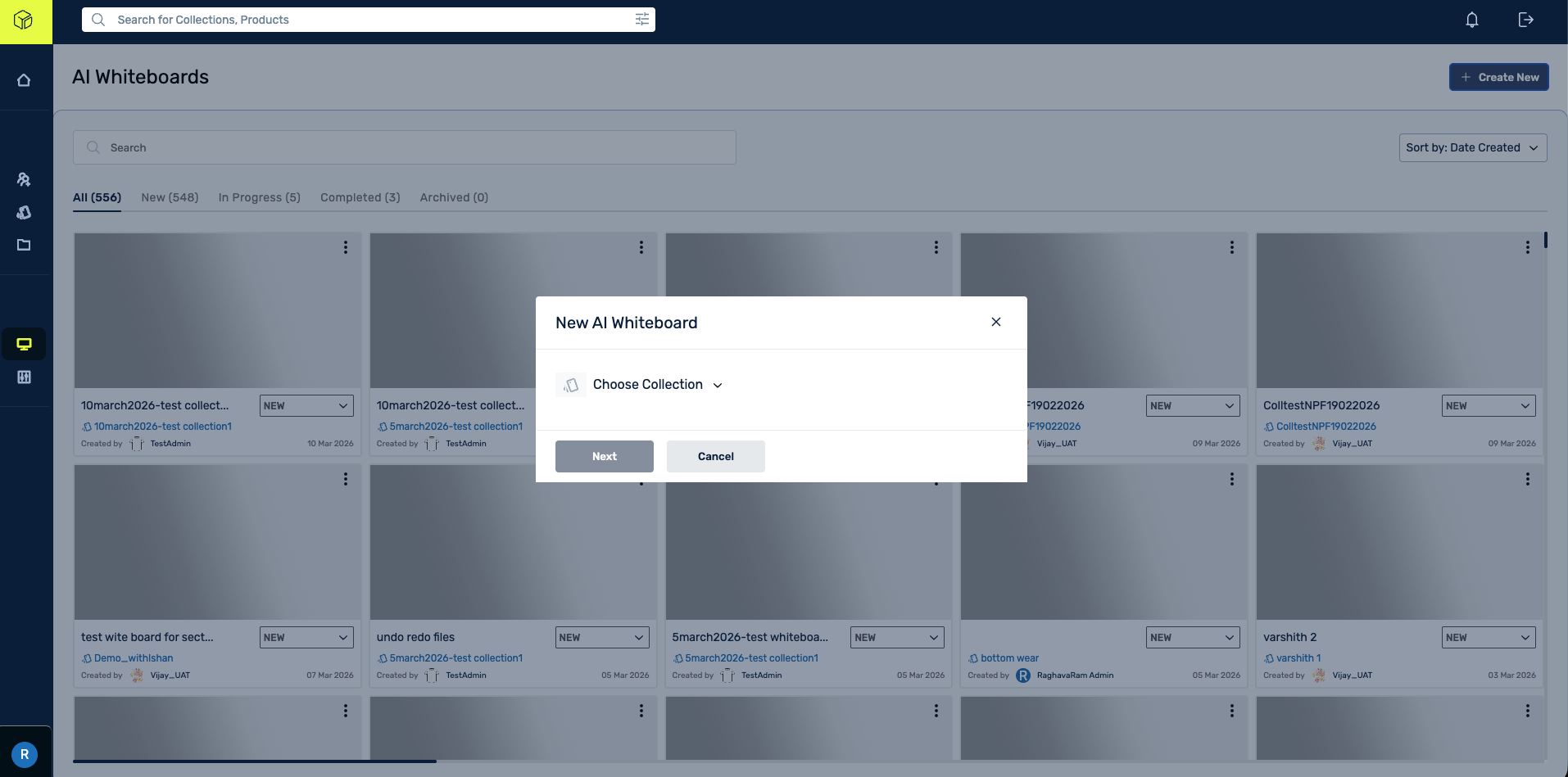 A6: Lengthy whiteboard creation flow, step 3