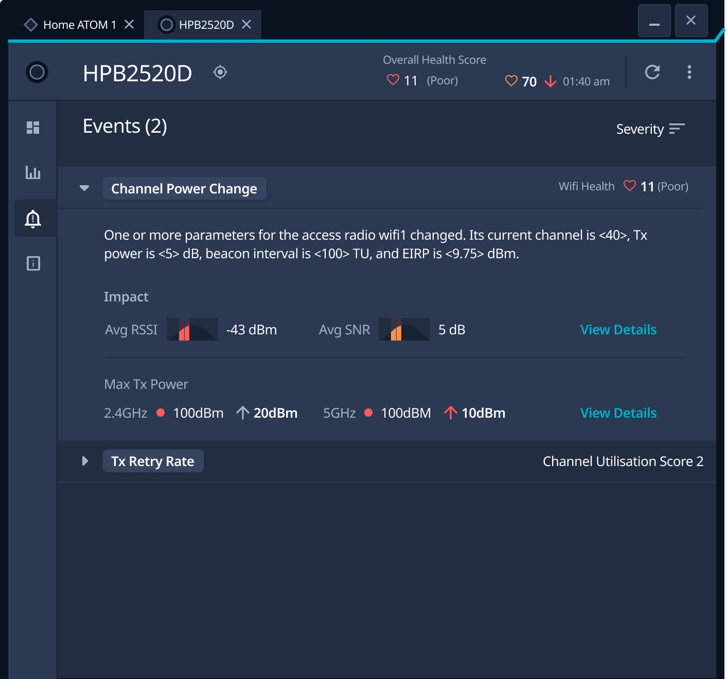 Alarm to device correlation
